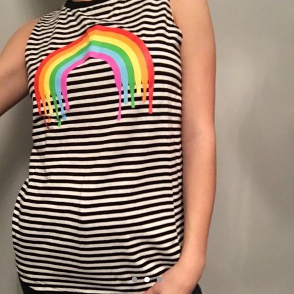 Rainbow Drip Tank - Picture 2 of 3